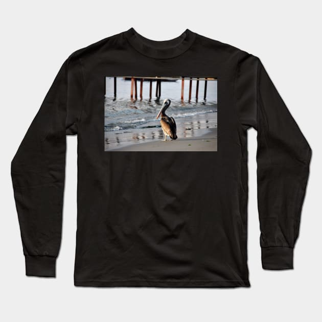 Pérou - Paracas, Pélican Long Sleeve T-Shirt by franck380